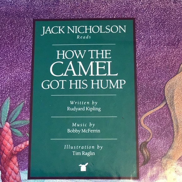 Jack Nicholson, How the Camel Got His Hump! Like new , 1989 vintage hardcover - Picture 4 of 13